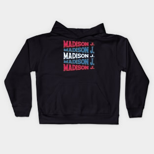 NATIONAL TEXT ART JAMES MADISON Kids Hoodie